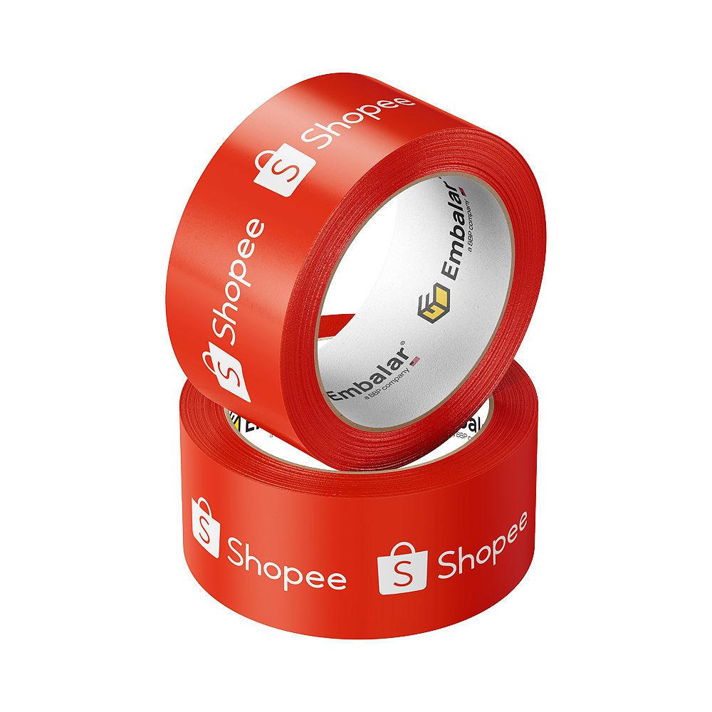 Fita Adesiva Personalizada Shopee Embalar BBP Packaging